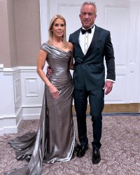 Cheryl Hines chose her wedding dress designer Romona Keveza to create a custom gun for Maha Ball